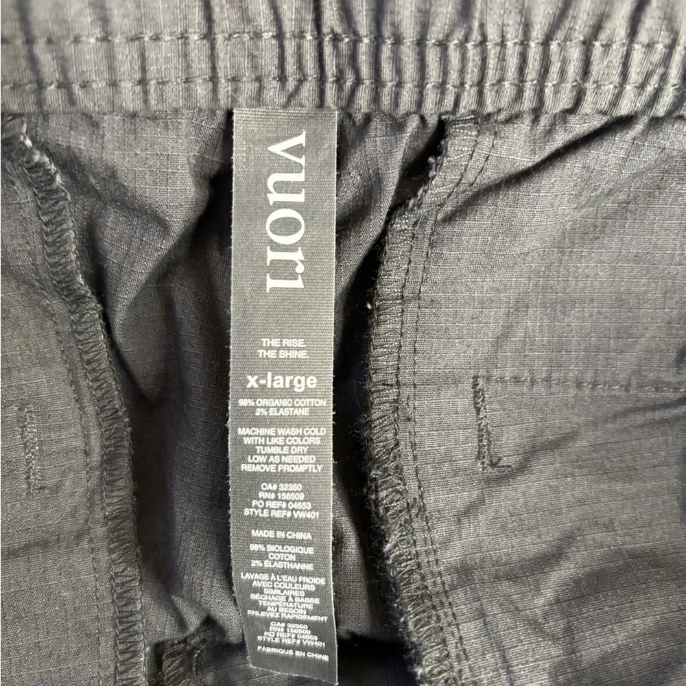 Vuori Ripstop Pant Charcoal Drawstring VW401 Stretch size Extra Large - Picture 3 of 4